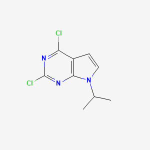 2,4-dichloro-7-propan-2-ylpyrrolo[2,3-d]pyrimidine CAS 1227635-12-2