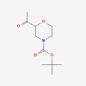 tert-butyl 2-acetylmorpholine-4-carboxylate CAS 1228600-46-1