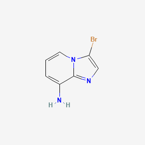 3-bromoimidazo[1,2-a]pyridin-8-amine CAS 1232431-81-0