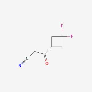 3-(3,3-difluorocyclobutyl)-3-oxopropanenitrile CAS 1234616-26-2