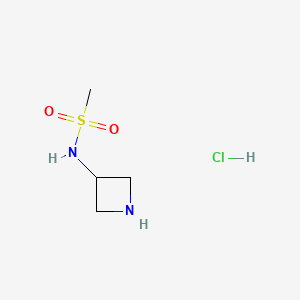 N-(azetidin-3-yl)methanesulfonamide;hydrochloride CAS 1239205-33-4