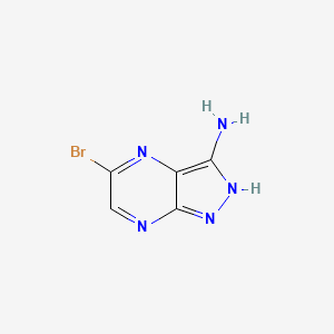 5-bromo-2H-pyrazolo[3,4-b]pyrazin-3-amine CAS 1242336-77-1