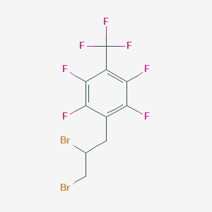 1-(2,3-dibromopropyl)-2,3,5,6-tetrafluoro-4-(trifluoromethyl)benzene CAS 1244856-10-7