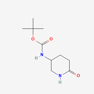 tert-butyl N-(6-oxopiperidin-3-yl)carbamate CAS 1245646-80-3
