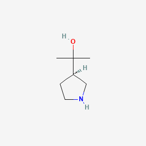 2-[(3R)-pyrrolidin-3-yl]propan-2-ol CAS 1245649-03-9