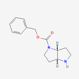 benzyl (3aR,6aR)-2,3,3a,5,6,6a-hexahydro-1H-pyrrolo[3,2-b]pyrrole-4-carboxylate CAS 1251009-14-9