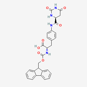 (2S)-3-[4-[[(4S)-2,6-dioxo-1,3-diazinane-4-carbonyl]amino]phenyl]-2-(9H-fluoren-9-ylmethoxycarbonylamino)propanoic acid CAS 1253282-31-3