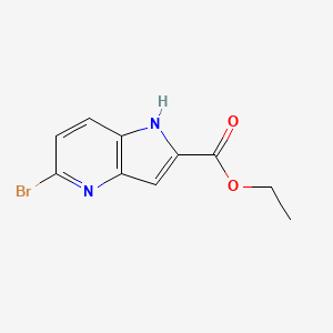 ethyl 5-bromo-1H-pyrrolo[3,2-b]pyridine-2-carboxylate CAS 1255098-82-8