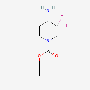 tert-butyl 4-amino-3,3-difluoropiperidine-1-carboxylate CAS 1255666-48-8