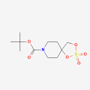 tert-butyl 2,2-dioxo-1,3-dioxa-2lambda6-thia-8-azaspiro[4.5]decane-8-carboxylate CAS 1257300-52-9