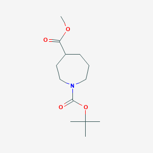 1-O-tert-butyl 4-O-methyl azepane-1,4-dicarboxylate CAS 1259065-07-0