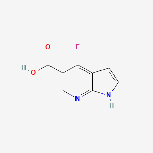 4-fluoro-1H-pyrrolo[2,3-b]pyridine-5-carboxylic acid CAS 1260387-09-4