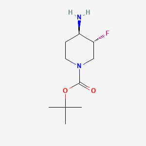 tert-butyl (3R,4R)-4-amino-3-fluoropiperidine-1-carboxylate CAS 1260612-08-5
