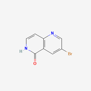 3-bromo-6H-1,6-naphthyridin-5-one CAS 1260665-60-8