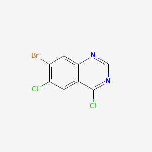 7-bromo-4,6-dichloroquinazoline CAS 1260847-61-7