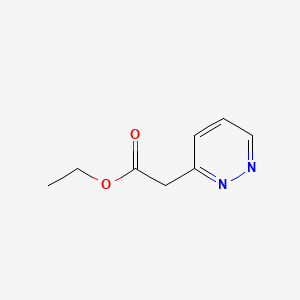 ethyl 2-pyridazin-3-ylacetate CAS 1260885-52-6