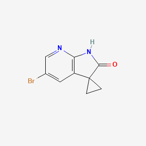5-bromospiro[1H-pyrrolo[2,3-b]pyridine-3,1'-cyclopropane]-2-one CAS 1263279-55-5