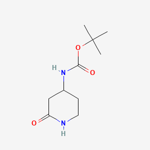 tert-butyl N-(2-oxopiperidin-4-yl)carbamate CAS 1263281-78-2