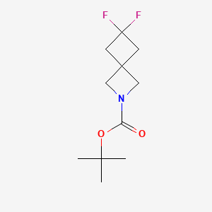 tert-butyl 6,6-difluoro-2-azaspiro[3.3]heptane-2-carboxylate CAS 1264635-66-6