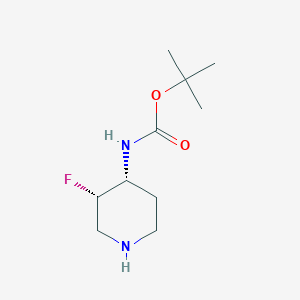 tert-butyl N-[(3S,4R)-3-fluoropiperidin-4-yl]carbamate CAS 1268521-83-0