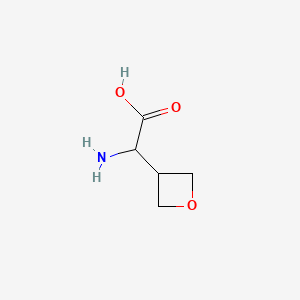 2-amino-2-(oxetan-3-yl)acetic acid CAS 1270019-87-8