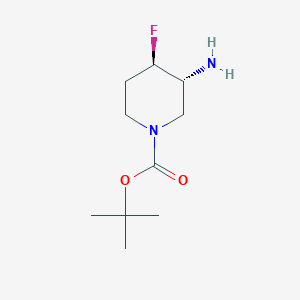 tert-butyl (3R,4R)-3-amino-4-fluoropiperidine-1-carboxylate CAS 1273567-30-8