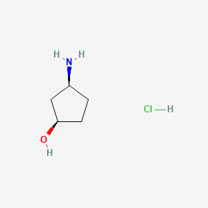 cis-(1R,3S)-3-aminocyclopentan-1-ol;hydrochloride CAS 1279032-31-3