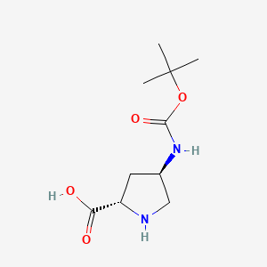 (2S,4R)-4-[(2-methylpropan-2-yl)oxycarbonylamino]pyrrolidine-2-carboxylic acid CAS 1279034-98-8