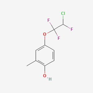 4-(2-chloro-1,1,2-trifluoroethoxy)-2-methylphenol CAS 129670-05-9
