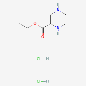 ethyl piperazine-2-carboxylate;dihydrochloride CAS 129798-91-0