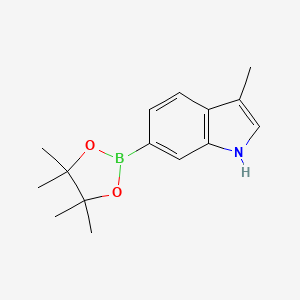 3-methyl-6-(4,4,5,5-tetramethyl-1,3,2-dioxaborolan-2-yl)-1H-indole CAS 1300582-52-8