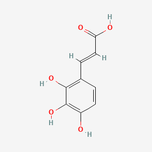 (E)-3-(2,3,4-trihydroxyphenyl)prop-2-enoic acid CAS 13058-13-4