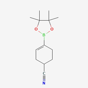 4-(4,4,5,5-tetramethyl-1,3,2-dioxaborolan-2-yl)cyclohex-3-ene-1-carbonitrile CAS 1310384-20-3