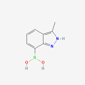 (3-methyl-2H-indazol-7-yl)boronic acid CAS 1310404-47-7