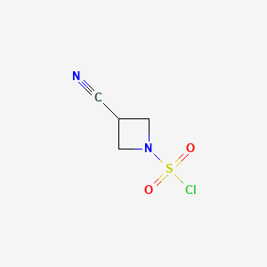 3-cyanoazetidine-1-sulfonyl chloride CAS 1310734-08-7