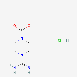 tert-butyl 4-carbamimidoylpiperazine-1-carboxylate;hydrochloride CAS 1312935-03-7