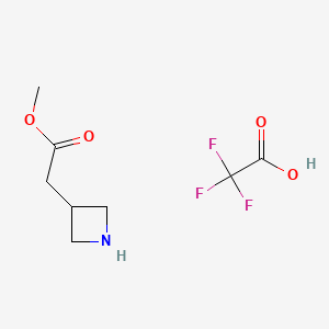 methyl 2-(azetidin-3-yl)acetate;2,2,2-trifluoroacetic acid CAS 1313738-62-3