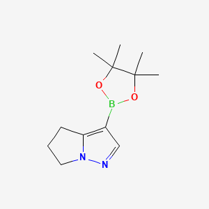 3-(4,4,5,5-tetramethyl-1,3,2-dioxaborolan-2-yl)-5,6-dihydro-4H-pyrrolo[2,1-e]pyrazole CAS 1314138-13-0