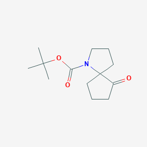 tert-butyl 9-oxo-1-azaspiro[4.4]nonane-1-carboxylate CAS 132564-22-8