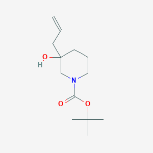 tert-butyl 3-hydroxy-3-prop-2-enylpiperidine-1-carboxylate CAS 1331825-48-9