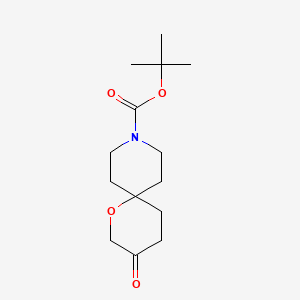 tert-butyl 3-oxo-1-oxa-9-azaspiro[5.5]undecane-9-carboxylate CAS 1346229-46-6