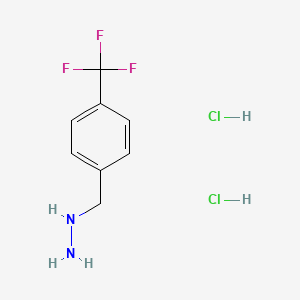 [4-(trifluoromethyl)phenyl]methylhydrazine;dihydrochloride CAS 1349718-18-8