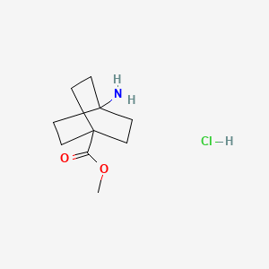methyl 4-aminobicyclo[2.2.2]octane-1-carboxylate;hydrochloride CAS 135908-43-9