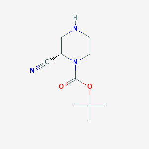 tert-butyl (2S)-2-cyanopiperazine-1-carboxylate CAS 1359658-29-9