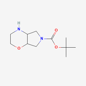 tert-butyl 3,4,4a,5,7,7a-hexahydro-2H-pyrrolo[3,4-b][1,4]oxazine-6-carboxylate CAS 1360364-21-1