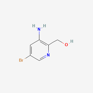 (3-amino-5-bromo-2-pyridinyl)methanol CAS 1363381-68-3