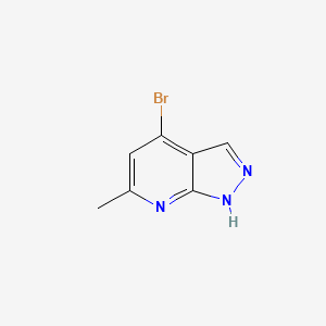 4-bromo-6-methyl-1H-pyrazolo[3,4-b]pyridine CAS 1369326-01-1
