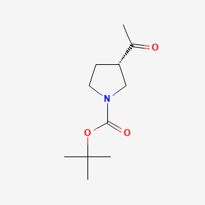 tert-butyl (3S)-3-acetylpyrrolidine-1-carboxylate CAS 1374673-89-8