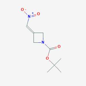 tert-butyl 3-(nitromethylidene)azetidine-1-carboxylate CAS 1379812-12-0