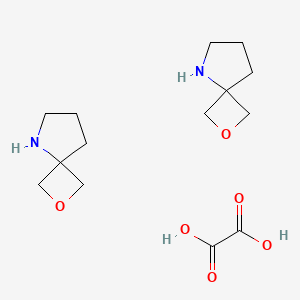 bis(2-oxa-5-azaspiro[3.4]octane);oxalic acid CAS 1380571-82-3